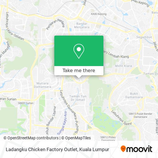 Ladangku Chicken Factory Outlet map