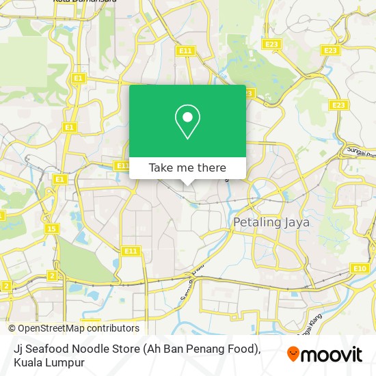 Jj Seafood Noodle Store (Ah Ban Penang Food) map