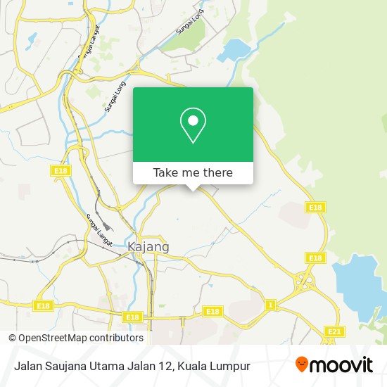 Jalan Saujana Utama Jalan 12 map