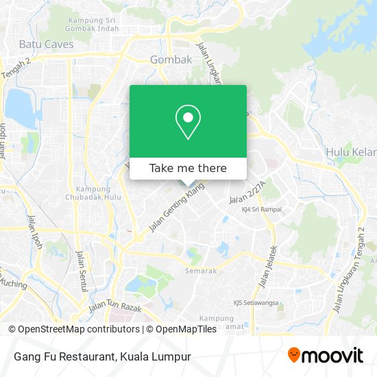 Gang Fu Restaurant map