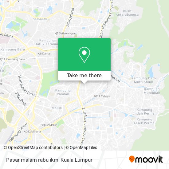 Pasar malam rabu ikm map