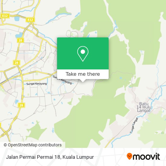 Jalan Permai Permai 18 map