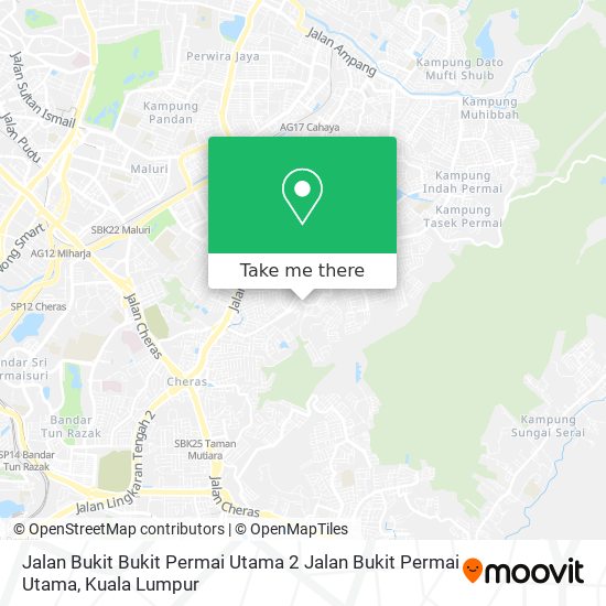 Jalan Bukit Bukit Permai Utama 2 Jalan Bukit Permai Utama map