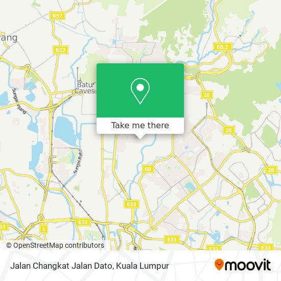Jalan Changkat Jalan Dato map