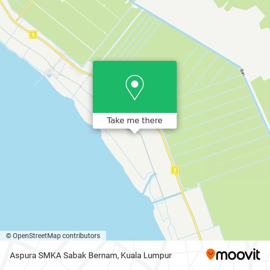 Aspura SMKA Sabak Bernam map