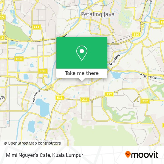 Mimi Nguyen's Cafe map