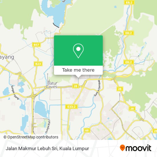 Jalan Makmur Lebuh Sri map