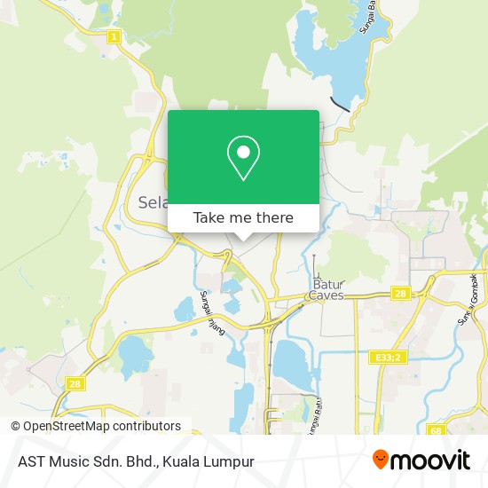 AST Music Sdn. Bhd. map