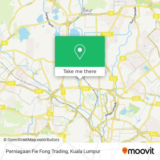Peta Perniagaan Fie Fong Trading
