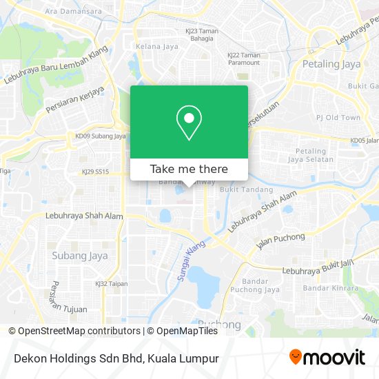 Dekon Holdings Sdn Bhd map