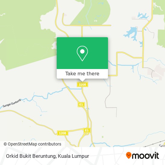 Peta Orkid Bukit Beruntung