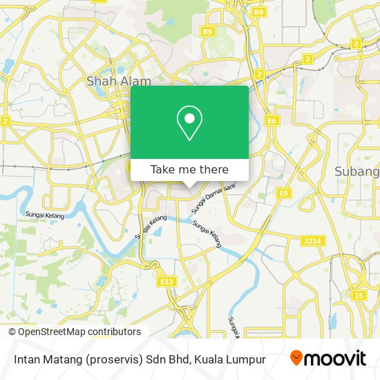 Intan Matang (proservis) Sdn Bhd map