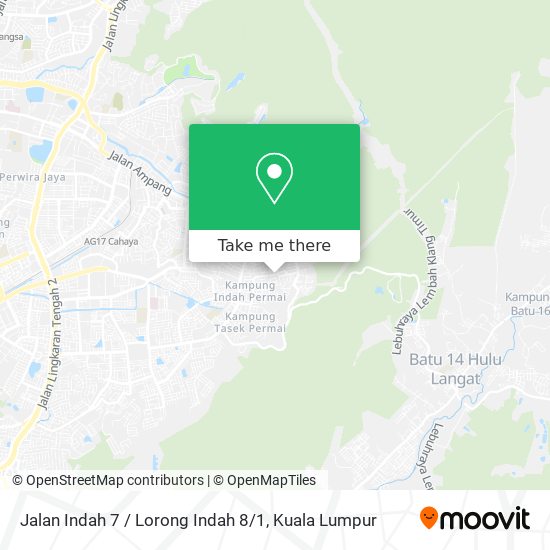 Jalan Indah 7 / Lorong Indah 8 / 1 map