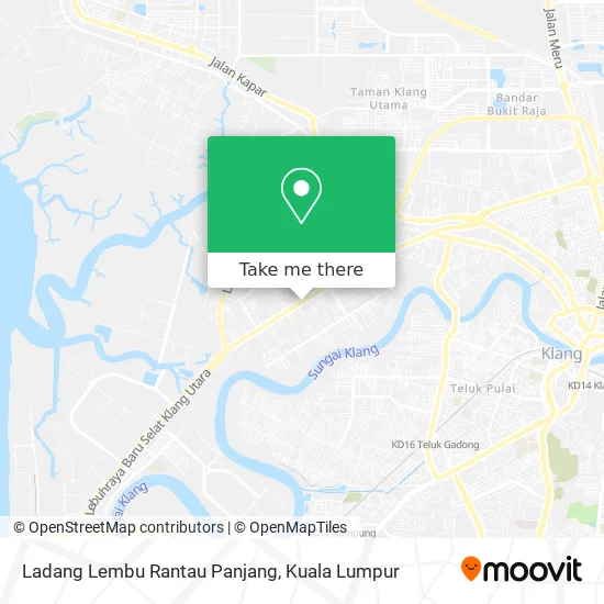 Peta Ladang Lembu Rantau Panjang