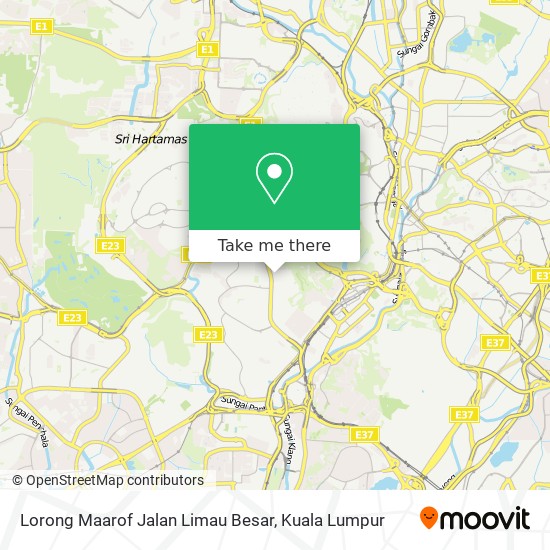 Lorong Maarof Jalan Limau Besar map