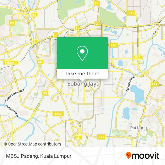 Peta MBSJ Padang