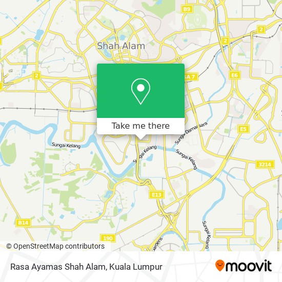 Rasa Ayamas Shah Alam map