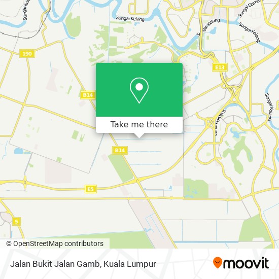 Jalan Bukit Jalan Gamb map