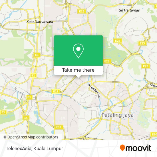 TelenexAsia map