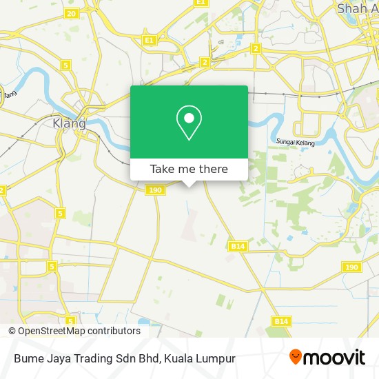 Bume Jaya Trading Sdn Bhd map