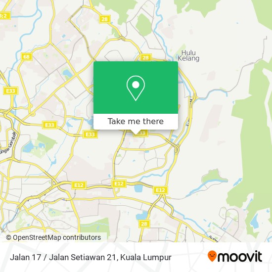 Jalan 17 / Jalan Setiawan 21 map