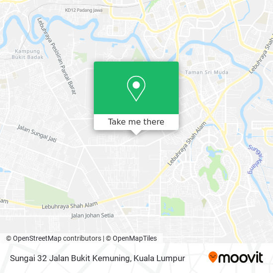 Sungai 32 Jalan Bukit Kemuning map