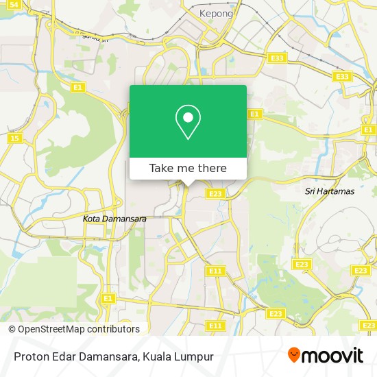 Proton Edar Damansara map