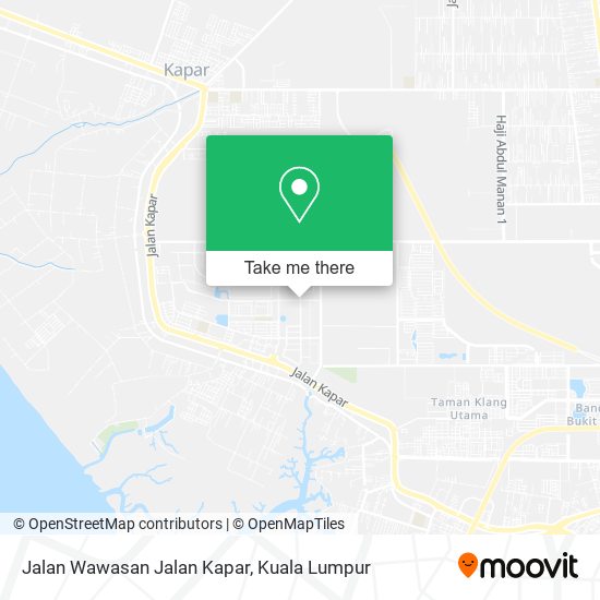 Peta Jalan Wawasan Jalan Kapar