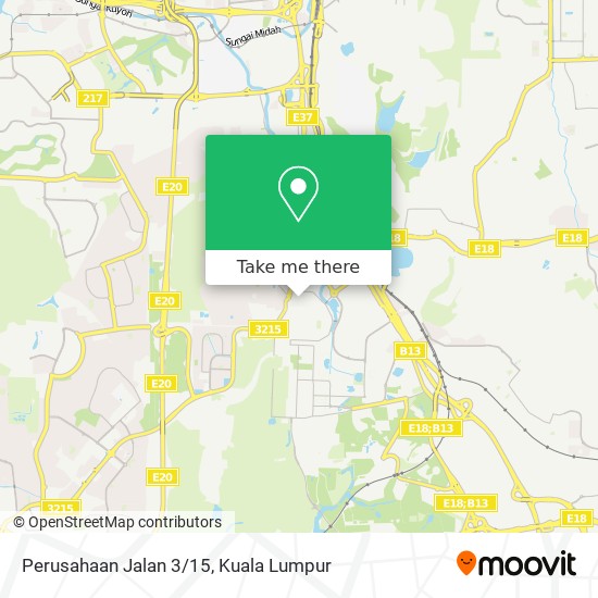 Perusahaan Jalan 3/15 map