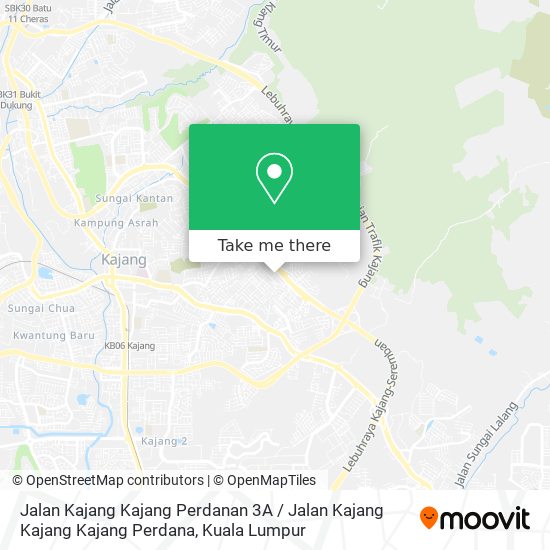 Jalan Kajang Kajang Perdanan 3A / Jalan Kajang Kajang Kajang Perdana map