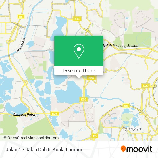 Peta Jalan 1 / Jalan Dah 6