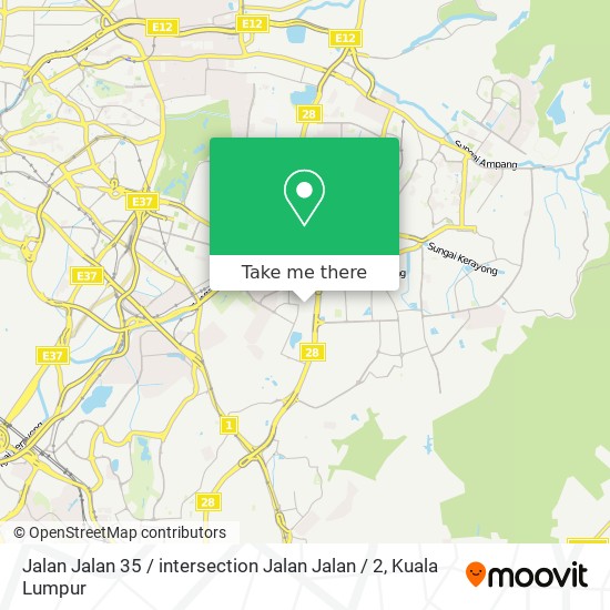 Jalan Jalan 35 / intersection Jalan Jalan / 2 map