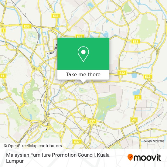 Malaysian Furniture Promotion Council map