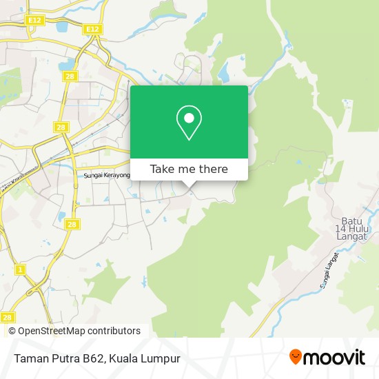 Taman Putra B62 map