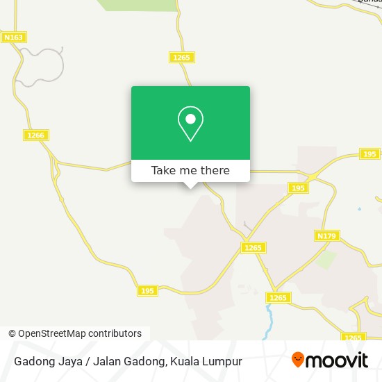 Gadong Jaya / Jalan Gadong map