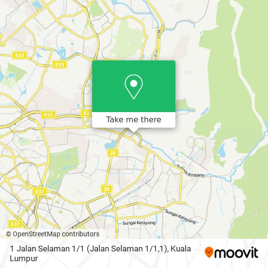 1 Jalan Selaman 1 / 1 map