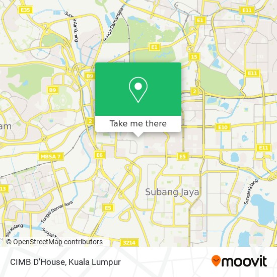 CIMB D'House map