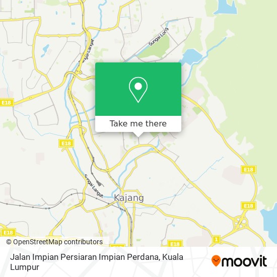 Jalan Impian Persiaran Impian Perdana map