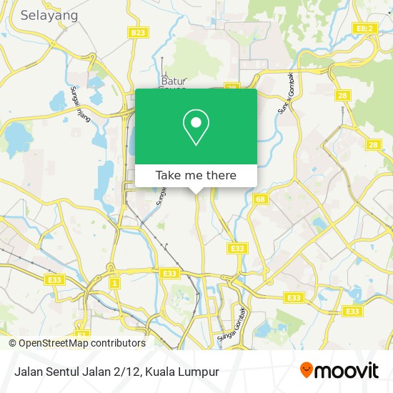 Peta Jalan Sentul Jalan 2/12