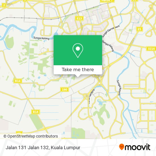 Jalan 131 Jalan 132 map