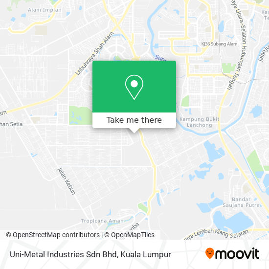 Uni-Metal Industries Sdn Bhd map