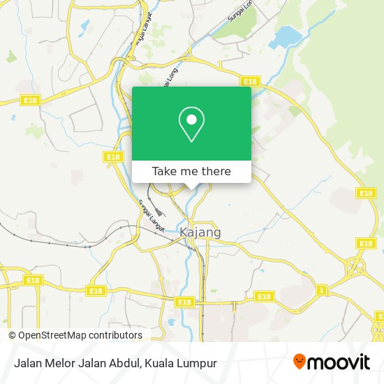 Jalan Melor Jalan Abdul map