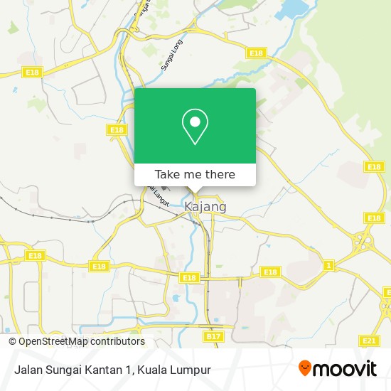 Jalan Sungai Kantan 1 map