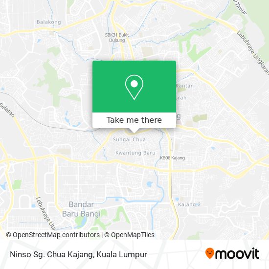 Ninso Sg. Chua Kajang map