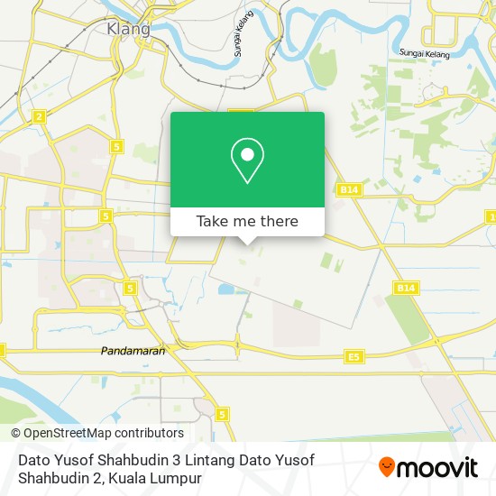 Dato Yusof Shahbudin 3 Lintang Dato Yusof Shahbudin 2 map