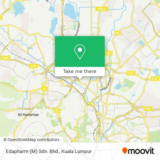 Edapharm (M) Sdn. Bhd. map