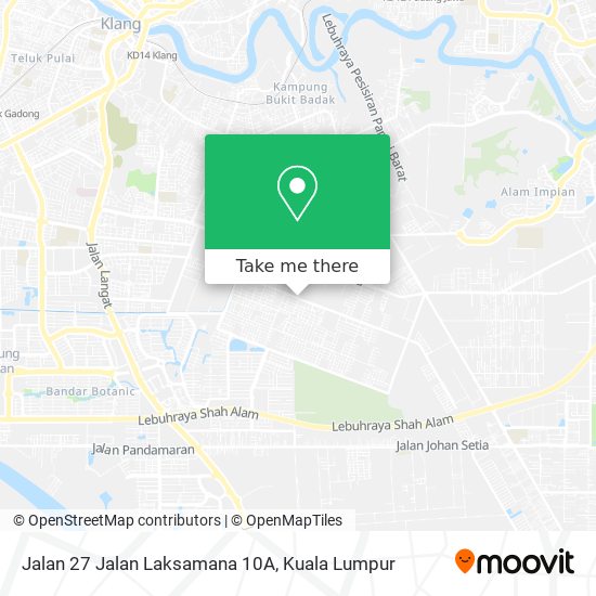 Jalan 27 Jalan Laksamana 10A map