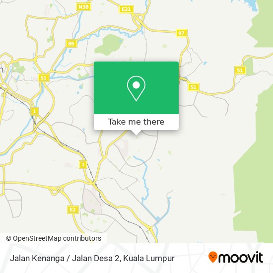 Peta Jalan Kenanga / Jalan Desa 2