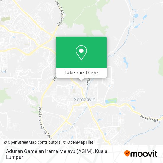 Adunan Gamelan Irama Melayu (AGIM) map