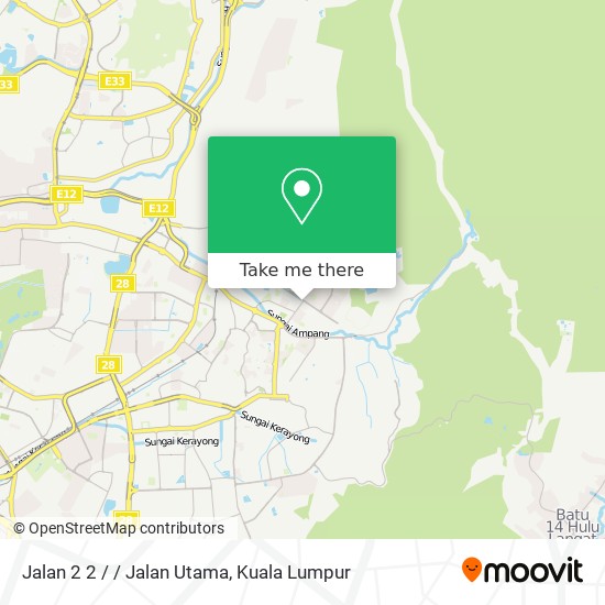 Jalan 2 2 / / Jalan Utama map